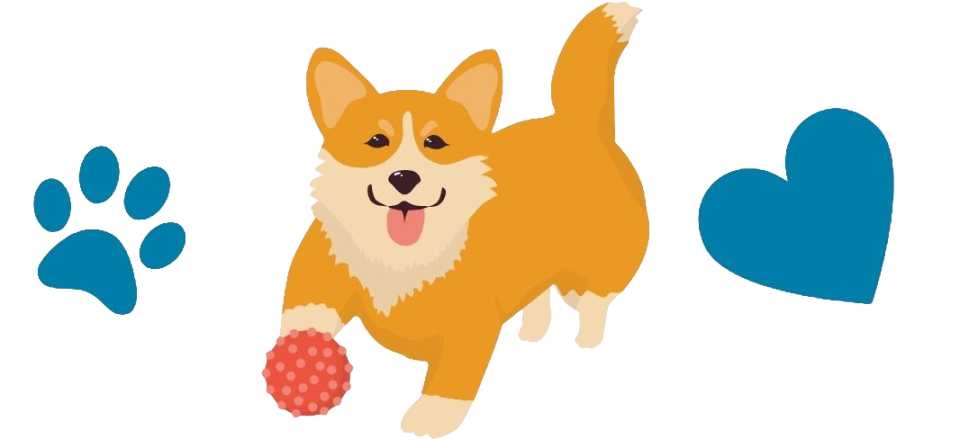 Dessin Chien qui joue Pet Sitter Garde d'animaux Mios Gironde Landes